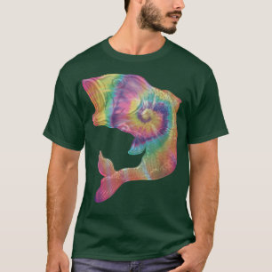 T-shirt TieDye Drôle Fish Jam, Costume Pour Pêcheur Fath