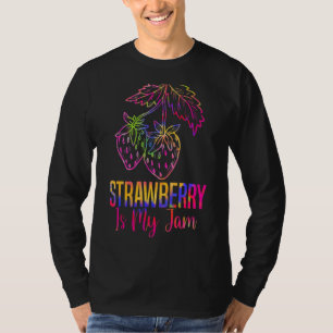T-shirt Tiedye fraise est ma confiture mignonne confiture