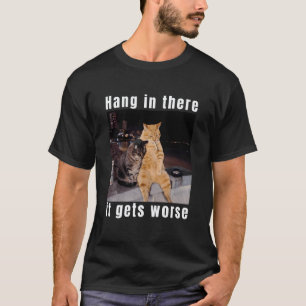 T-shirt Tiens Bon Ça Empire Humour Sarcastique Chat Fu
