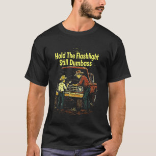 T-shirt Tiens la lampe torche immobile mon vieux Mécanicie
