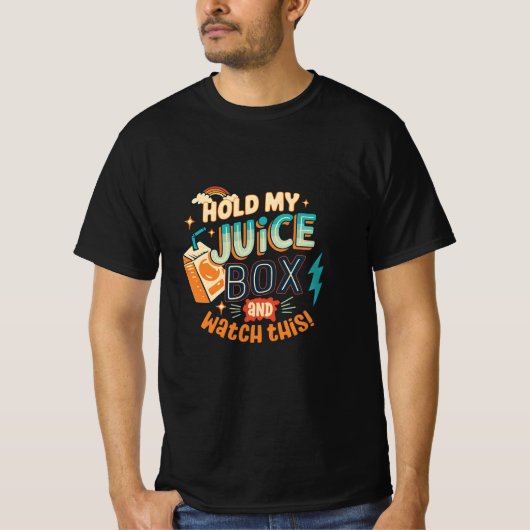 T-shirt tiens ma brique de jus et regarde ça (Devant)
