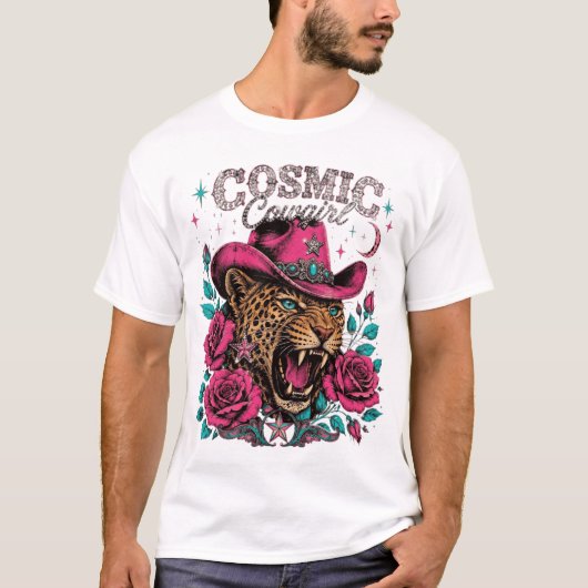 T-shirt tigar cosmique (Devant)