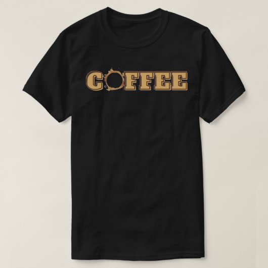 T-shirt Tige de café (Design devant)