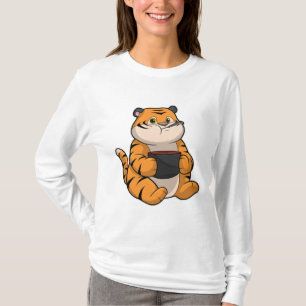 T-shirt Tiger à manger avec Bowl