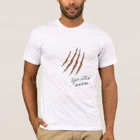 Tiger Attaque Survivor Scraches peau foncée