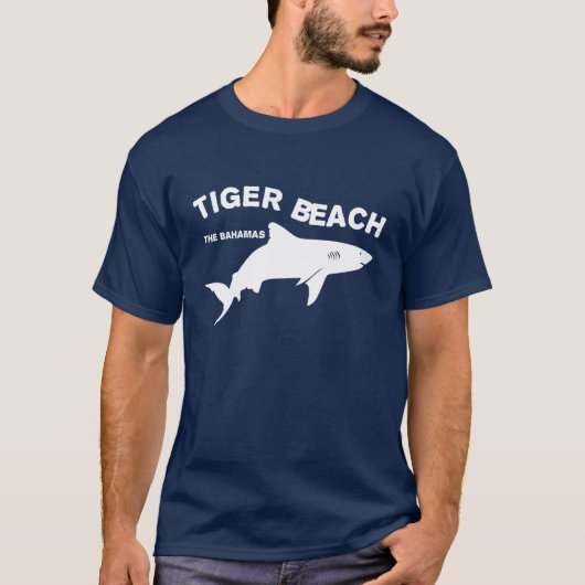 T-shirt Tiger Beach - Bahamas | Plongée avec requins (Devant)