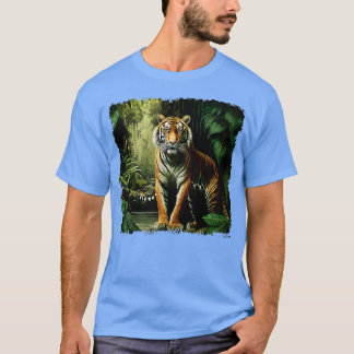 T-shirt Tiger Chemise Jungle Safari Faune Animal Tiger Me