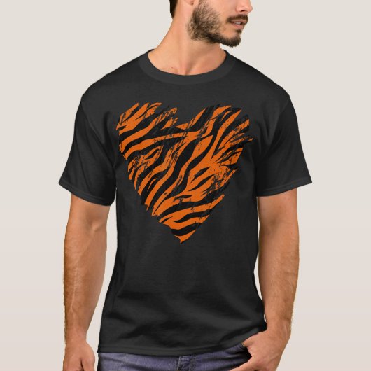 T-shirt Tiger Coeur du Bengale (Devant)