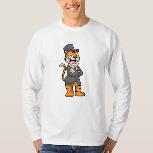 T-shirt Tiger comme chambre avec veste et Casquette (Devant)