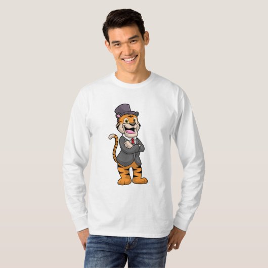 T-shirt Tiger comme chambre avec veste et Casquette (Devant entier)
