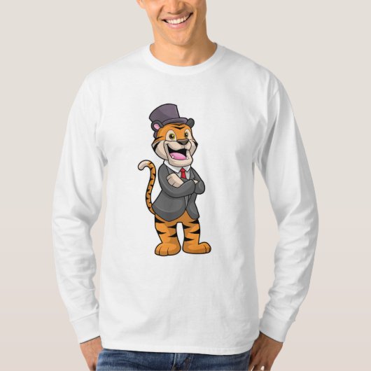 T-shirt Tiger comme chambre avec veste et Casquette (Devant)