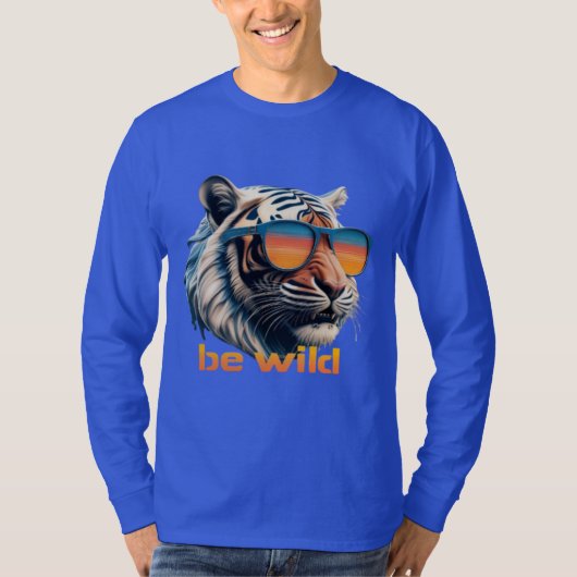 T-shirt Tiger Cool rétro (Devant)