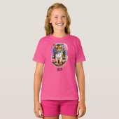 T-shirt Tiger Cub avec Fleurs (Devant entier)