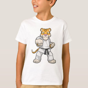 T-shirt Tiger dans les arts martiaux Karate