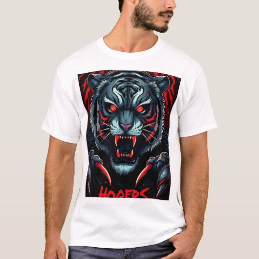 T-shirt Tiger d'horreur (Devant)