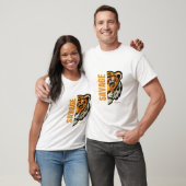 T-shirt Tiger Eyes Full Of Fire (Unisexe)