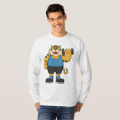 T-shirt Tiger Fitness Dumbbell (Devant entier)