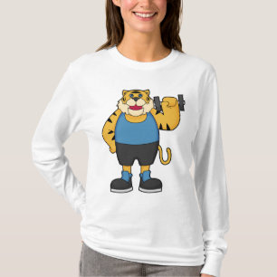 T-shirt Tiger Fitness Dumbbell