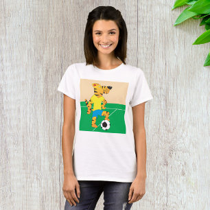 T-shirt Tiger Jouer au football