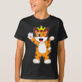 T-shirt Tiger King Crown (Devant)