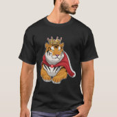 T-shirt Tiger King Crown (Devant)