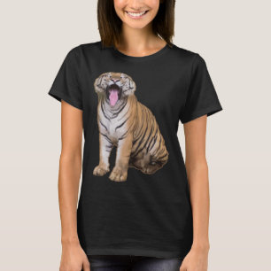 T-SHIRT TIGER LION JAGUAR LEOPARD SOUTIEN ANIMAL EN TÊTE