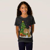 T-Shirt Tiger Lover Xmas Famille Correspondant Père Noël F (Devant entier)