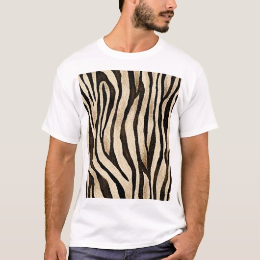 T-shirt Tiger Peau Texture sans joint (Devant)
