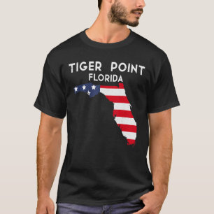 T-shirt Tiger Point Floride États-Unis Amérique Voyage Flo