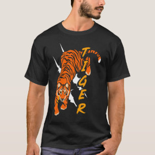 T-shirt Tiger Predator Faune Wilderness Big Cat Safari