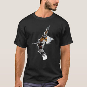 T-shirt Tiger Roar I Big Cats Predator Tiger Cat Animal Lo