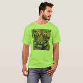 T-shirt Tiger Stripes Safari Jungle Chat Animal (Devant entier)