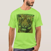 T-shirt Tiger Stripes Safari Jungle Chat Animal (Devant)