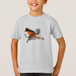 T-shirt Tiger Superhero