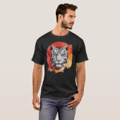 T-shirt Tiger symbol of courage (Devant entier)