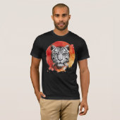 T-shirt Tiger symbol of courage (Devant entier)