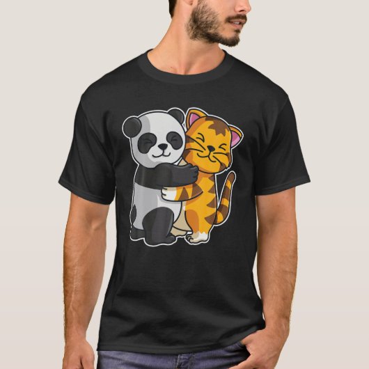 T-shirt Tiger Tabby Chat (Devant)