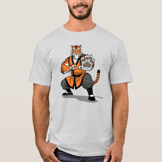 T-shirt Tiger Tai Chi Master Martial Arts (Devant)