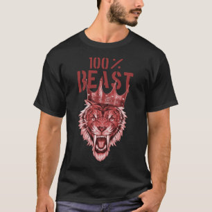 T-shirt Tiger Tête Bête Animaux Entraînement Gym Motivatio