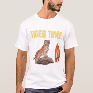 T-shirt Tiger Time - Conception audacieuse inspirée de la 