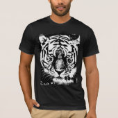 T-shirt Tiger Visage Hommes Bella+Canvas Manches courtes N (Devant)