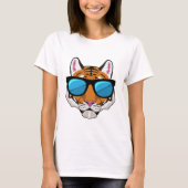 T-shirt Tiger with Sunglasses (Devant)