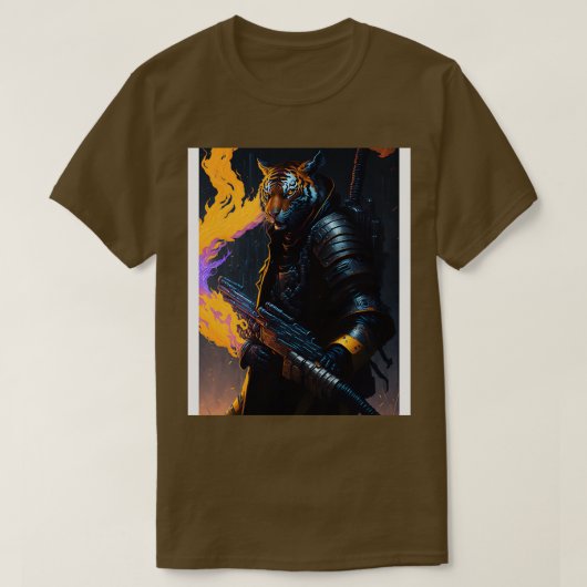 T-shirt Tigers Techno Inferno 2 (Design devant)