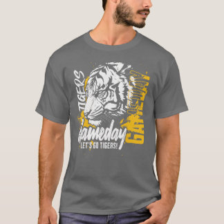 T-shirt Tigers vintages Gameday Lycée de Tigres École S