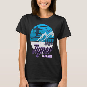 T-shirt Tignes France Alpes Ski Resort Snowboard