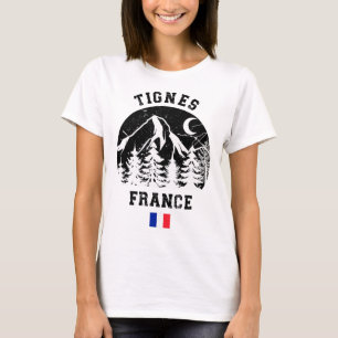 T-shirt Tignes France Alpes Station de ski Ski alpin Franç