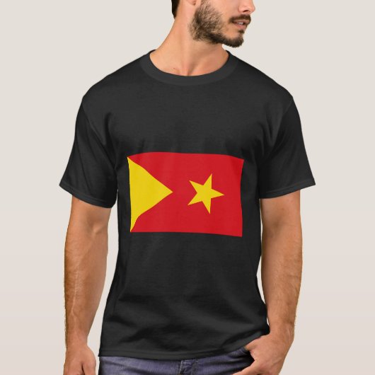 T-shirt Tigray dans mon coeur Tigray dans moi Tigray Drape (Devant)