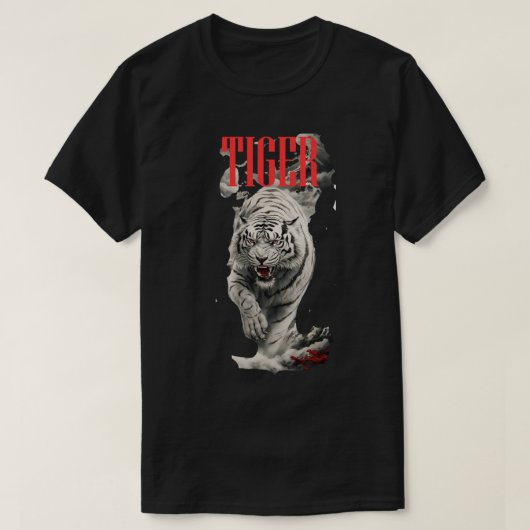 t-shirt tigre (Design devant)