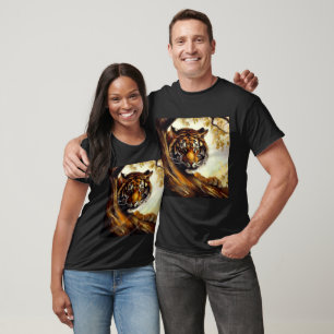 T-shirt Tigre (5) Chat sauvage