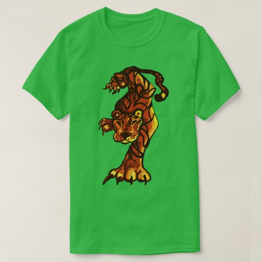 T-shirt Tigre à capuchon (Design devant)